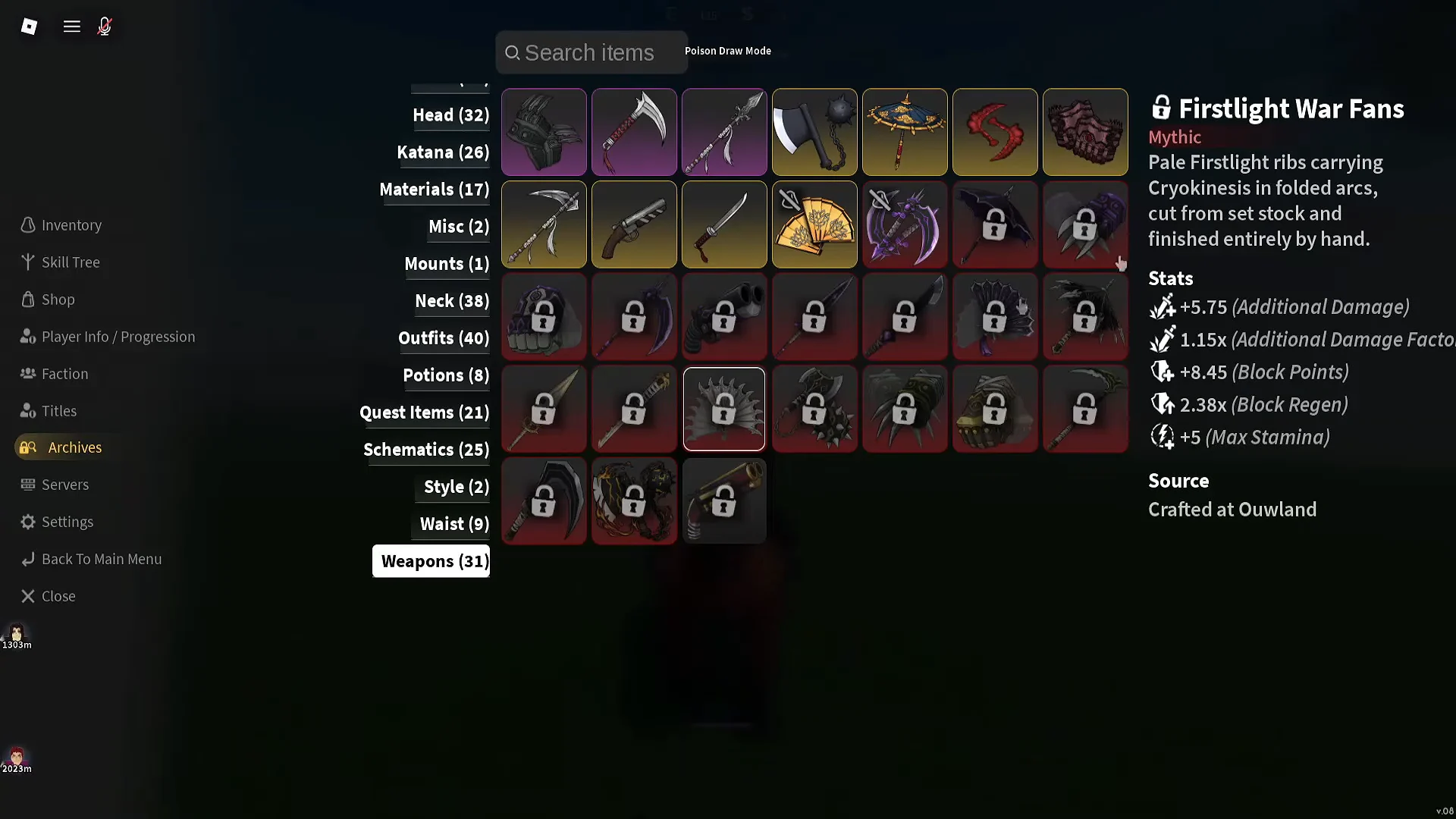 Overview of Firstlight War Fans