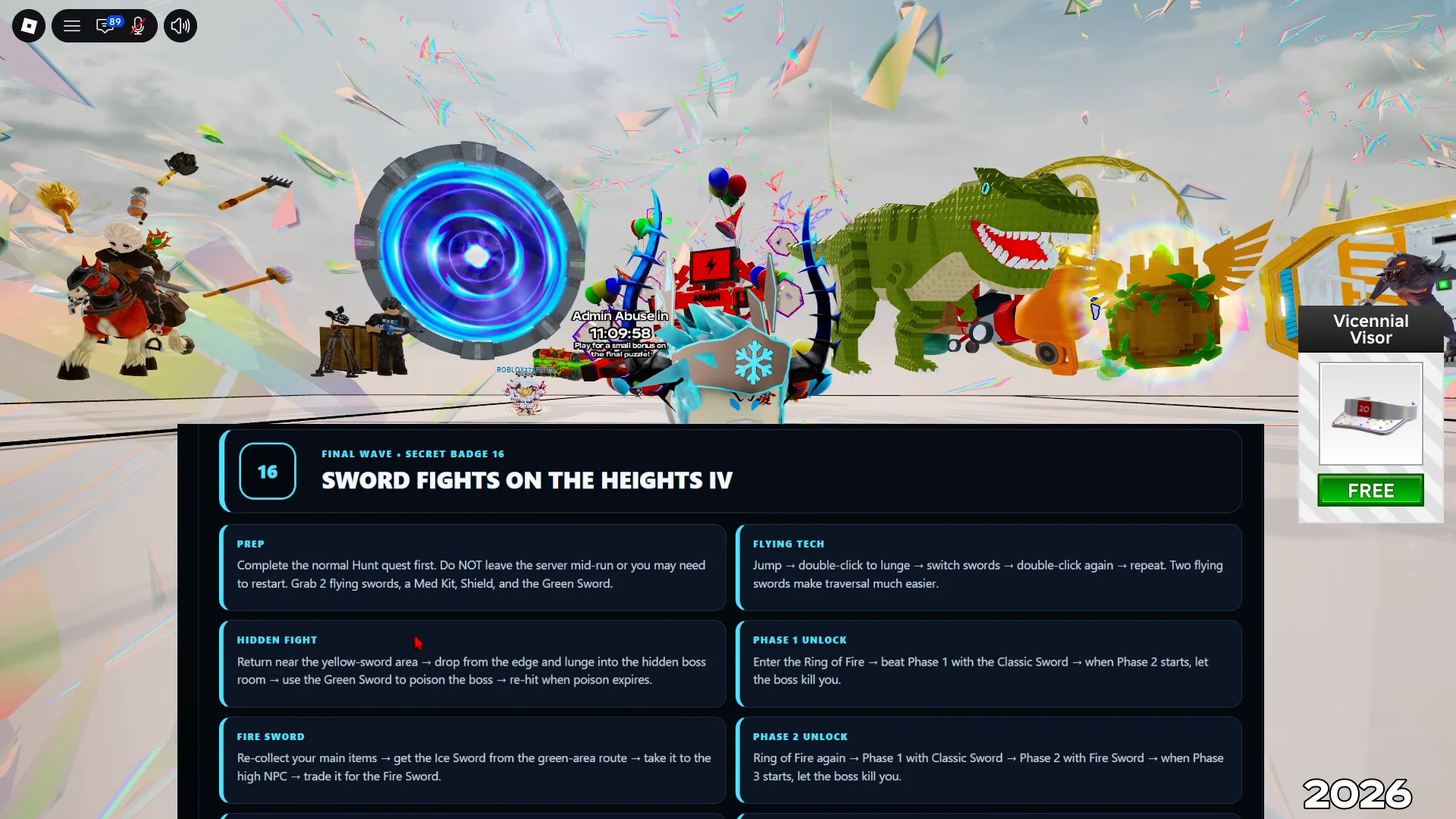 Secret Badge 16: Sword Fights on the Heights IV