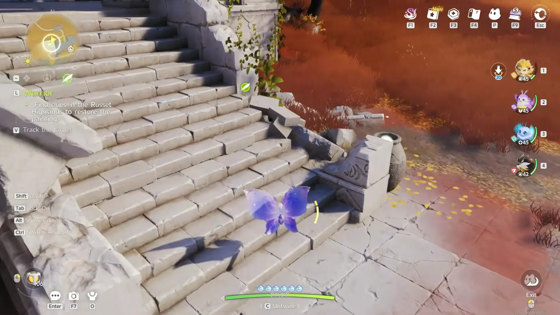 Tracking the Warrior Quest