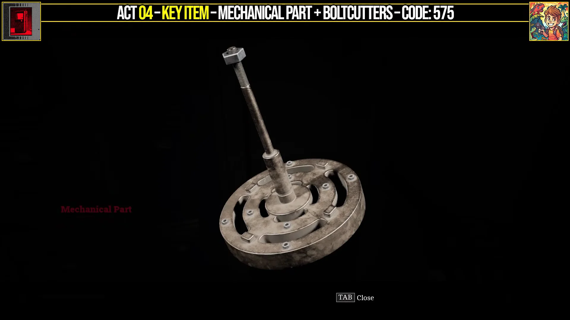 Mechanical Part and Boltcutters