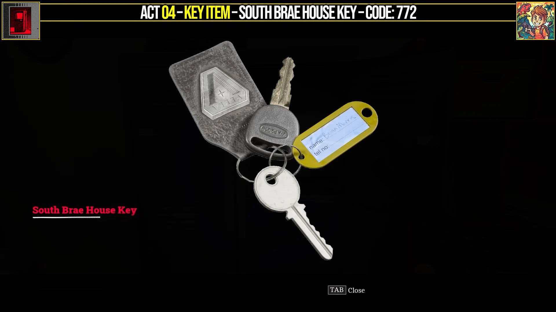 South Brae House Key