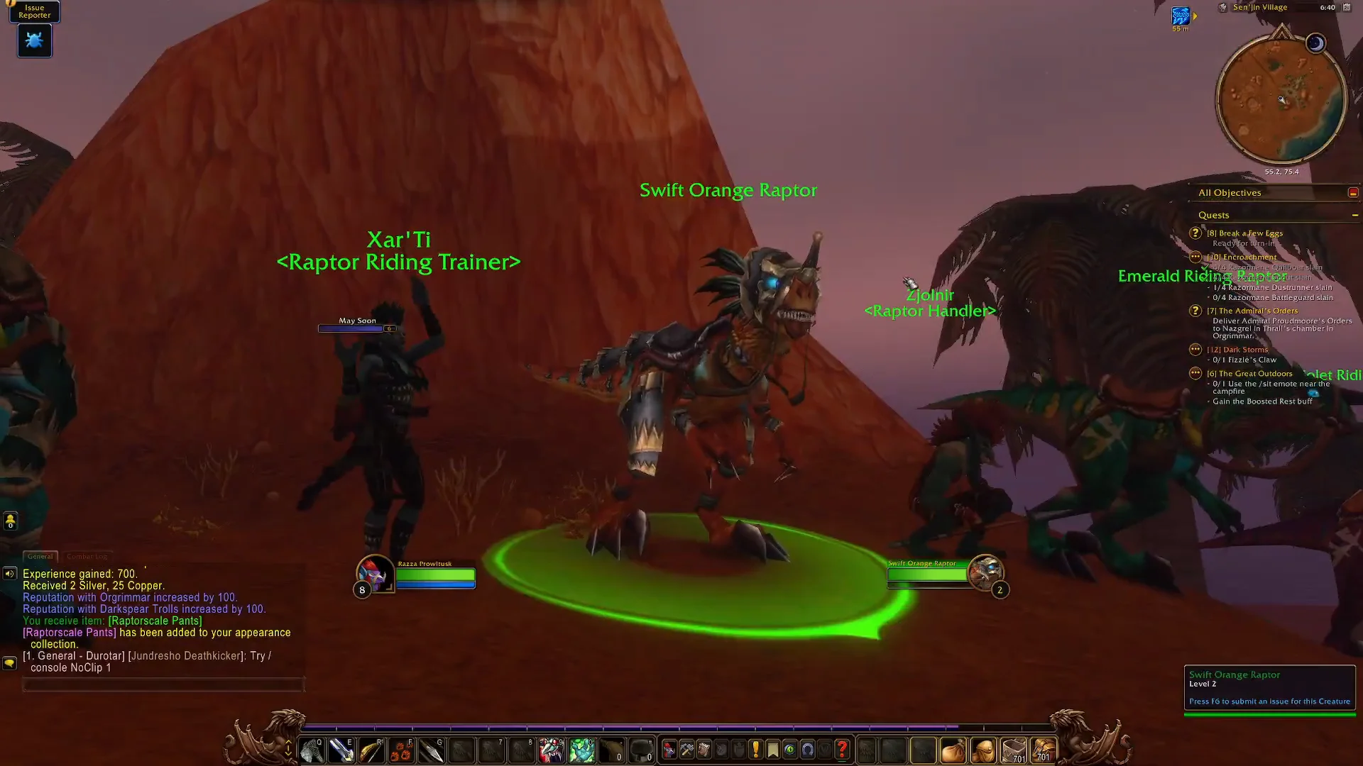 Locating raptor vendor & trainer