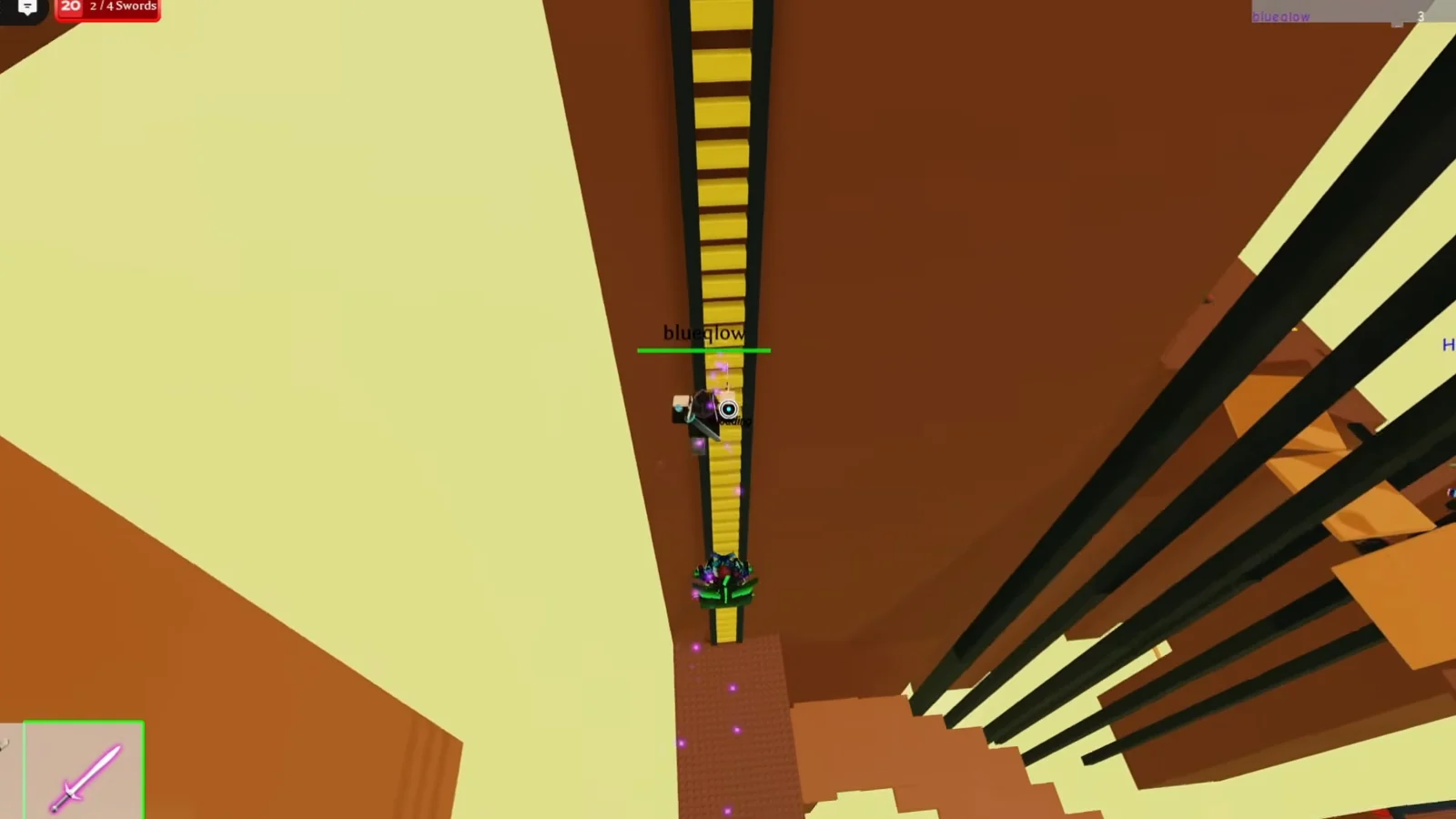 Climbing tall pillar