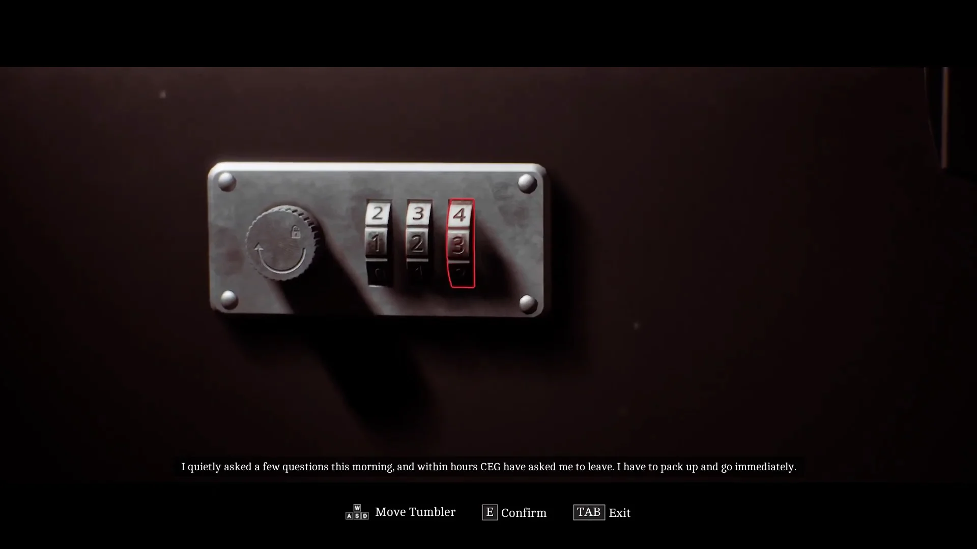 Entering Lockbox Code