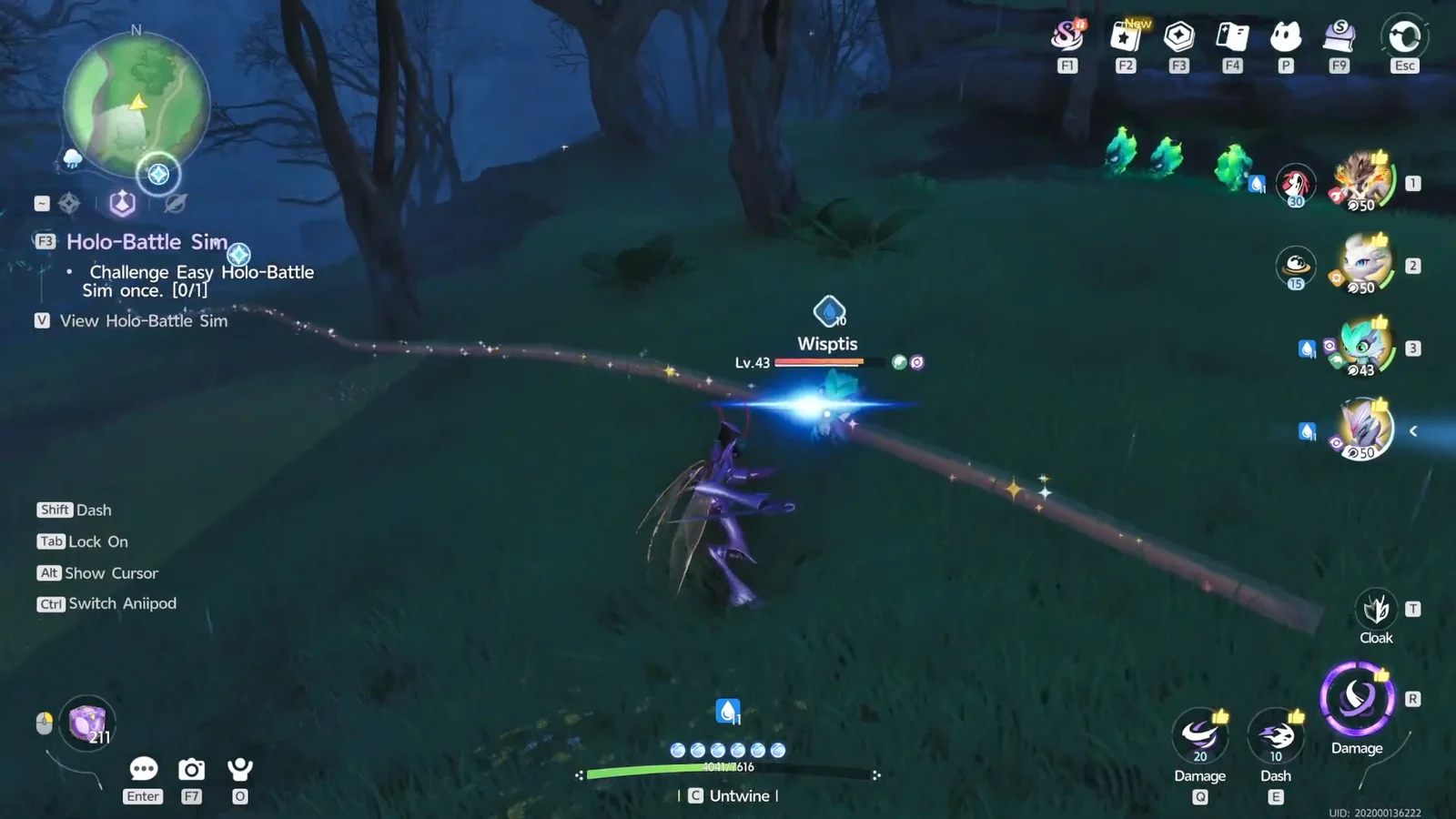 Defeating Wisptis