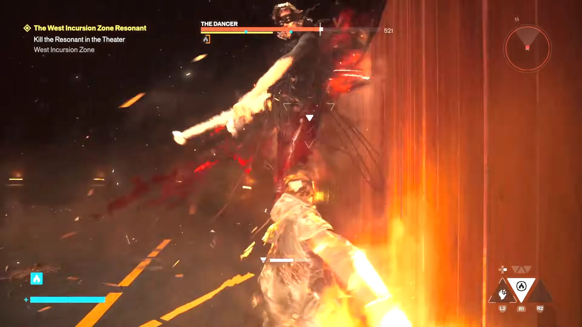 Dodging fast telegraphed attacks