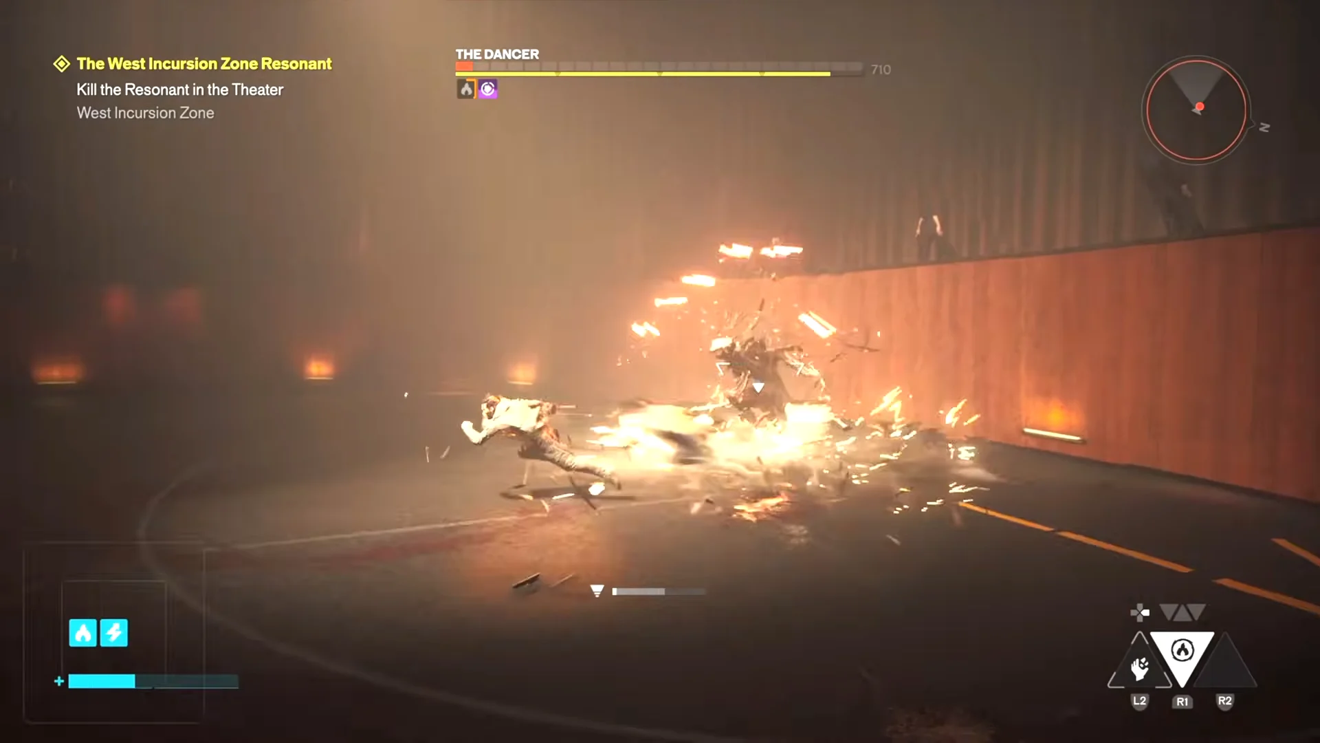 Staggering and Finishing The Dancer