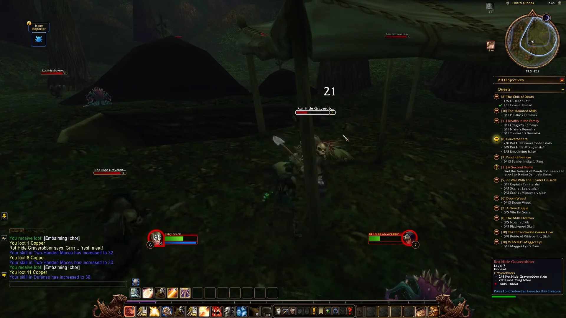 Clearing Graverobber Camp