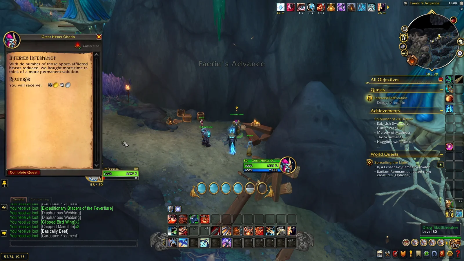 Completing Quest