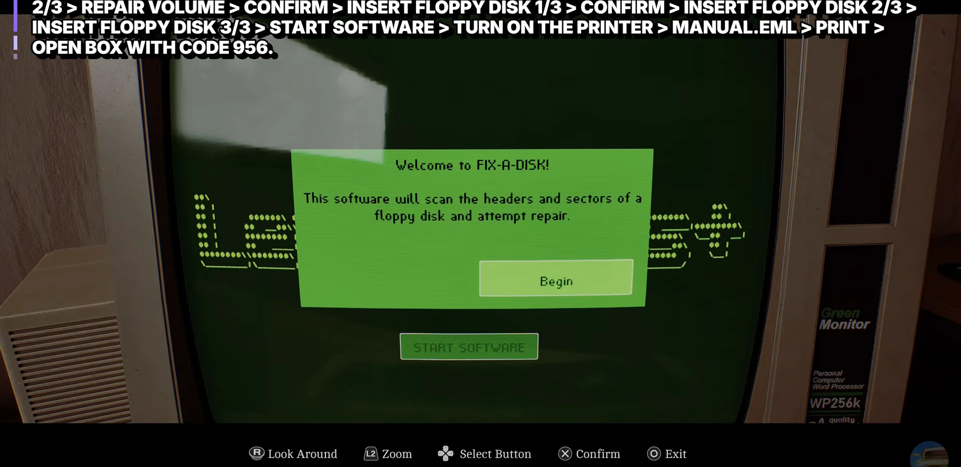 Loading Fix-A-Disk software