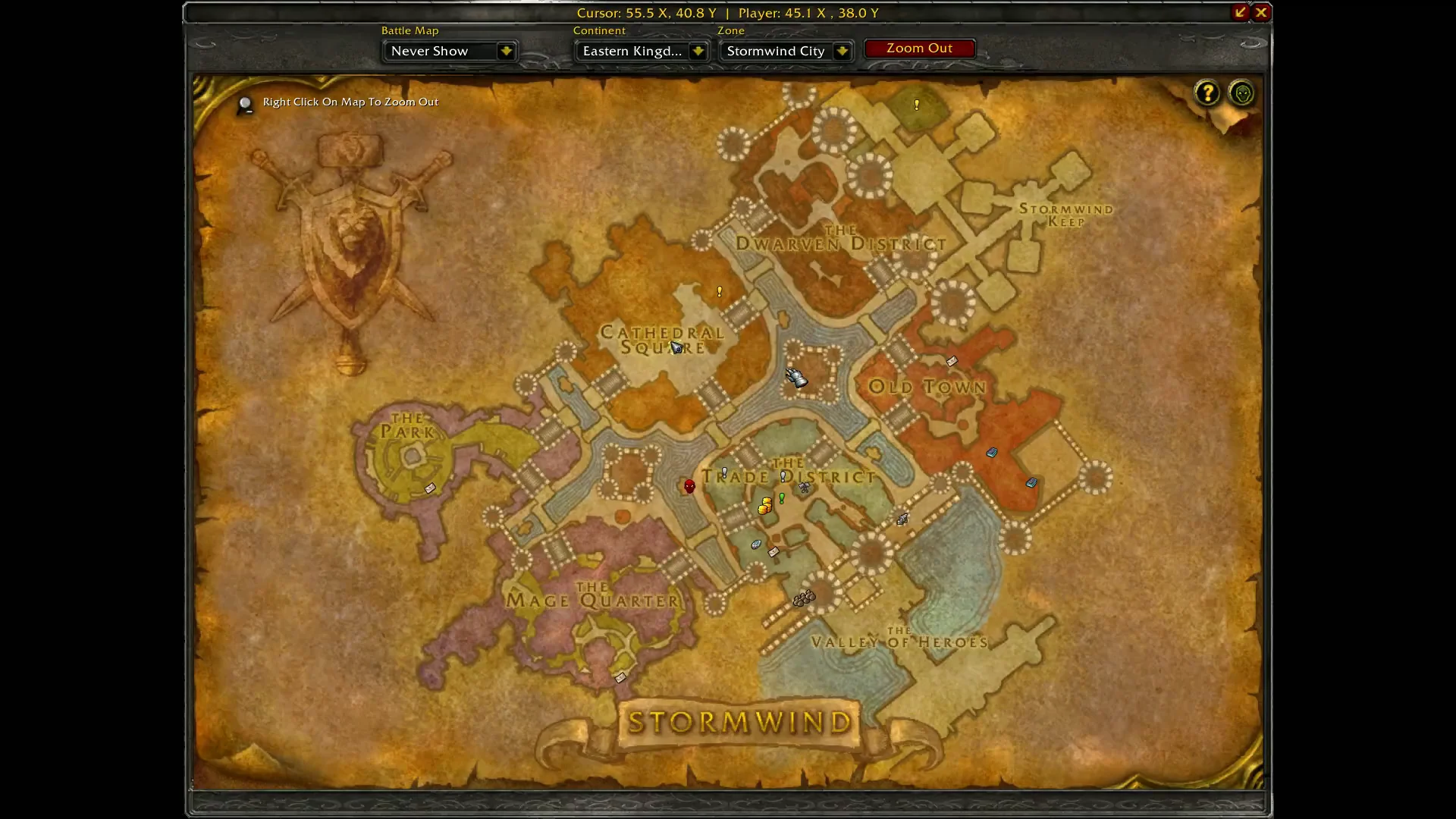 Viewing city map