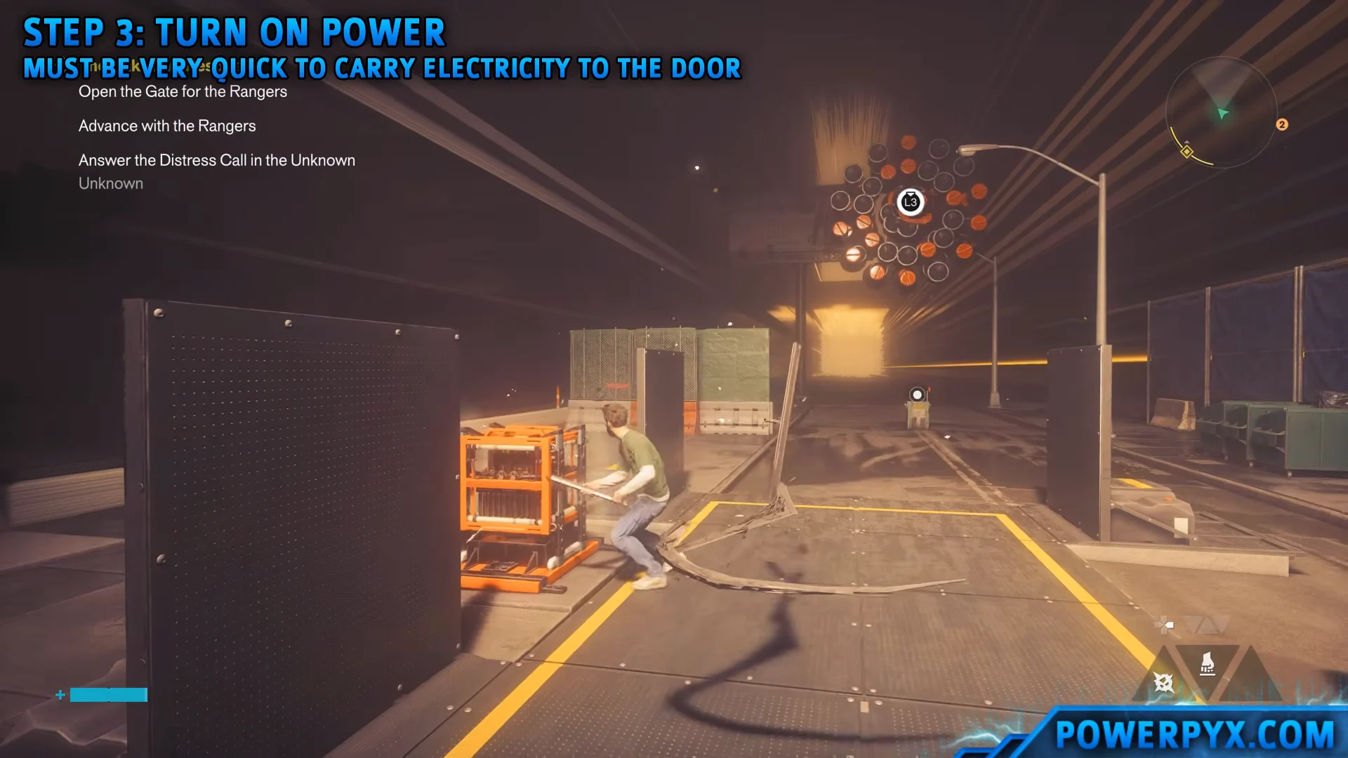 Step 3: Turn on Power