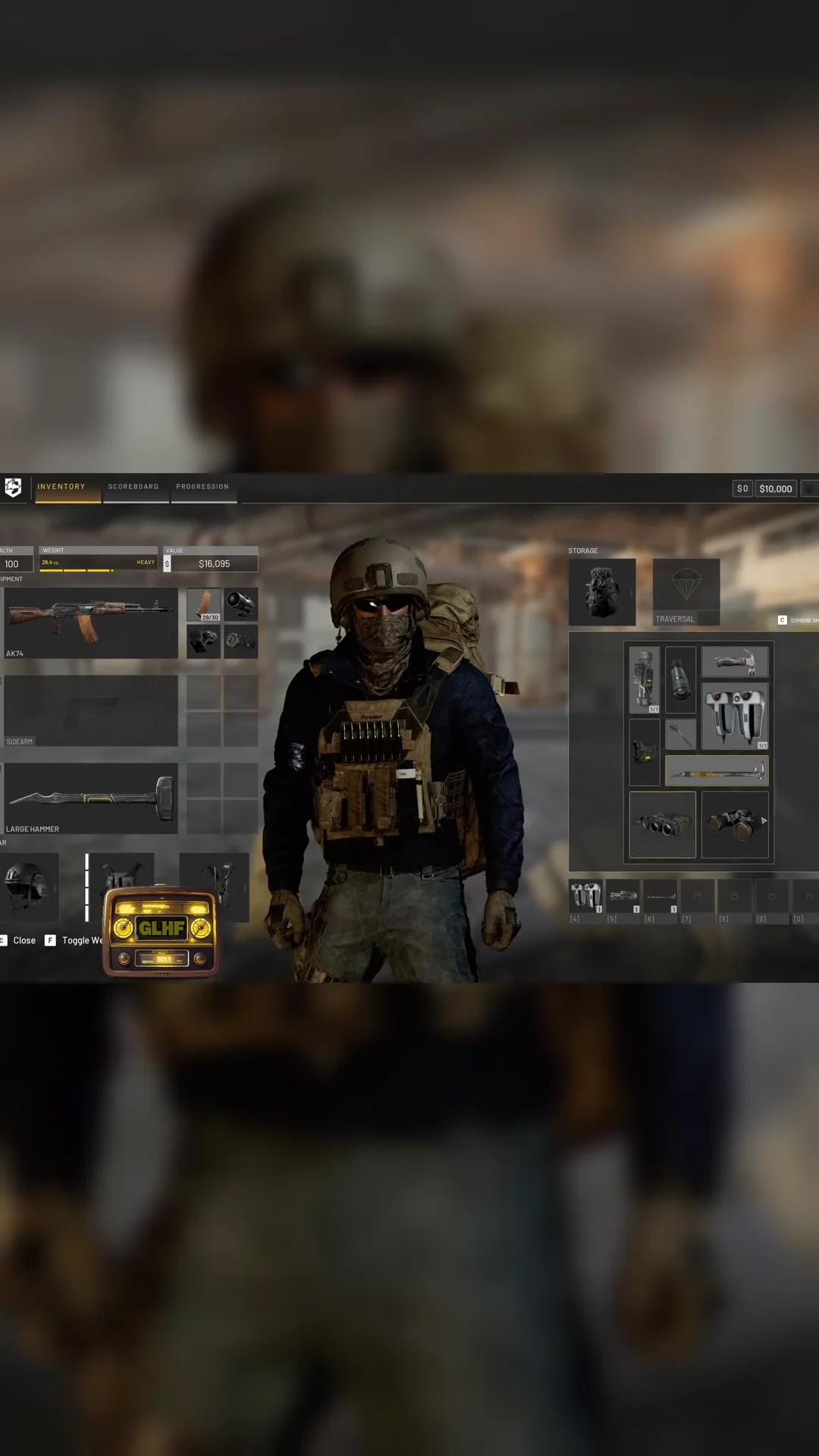 Recon Items and Rangefinder