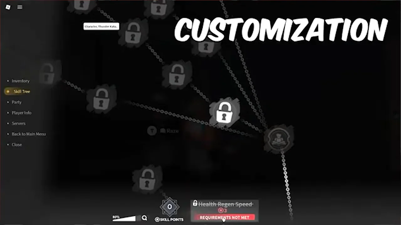 Skill Tree UI