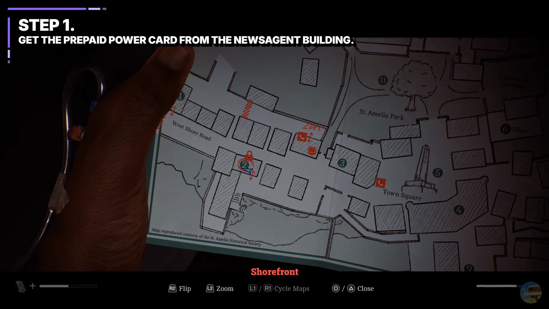Step 1 map location