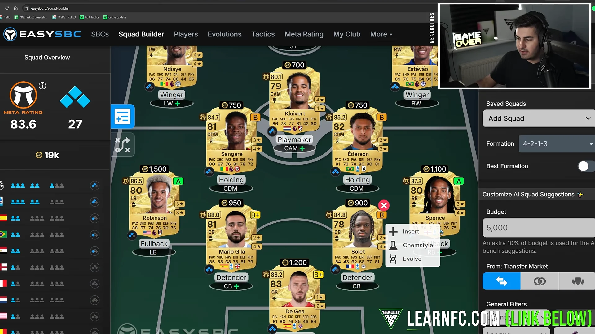 Budget Defense and Goalkeeper Analysis