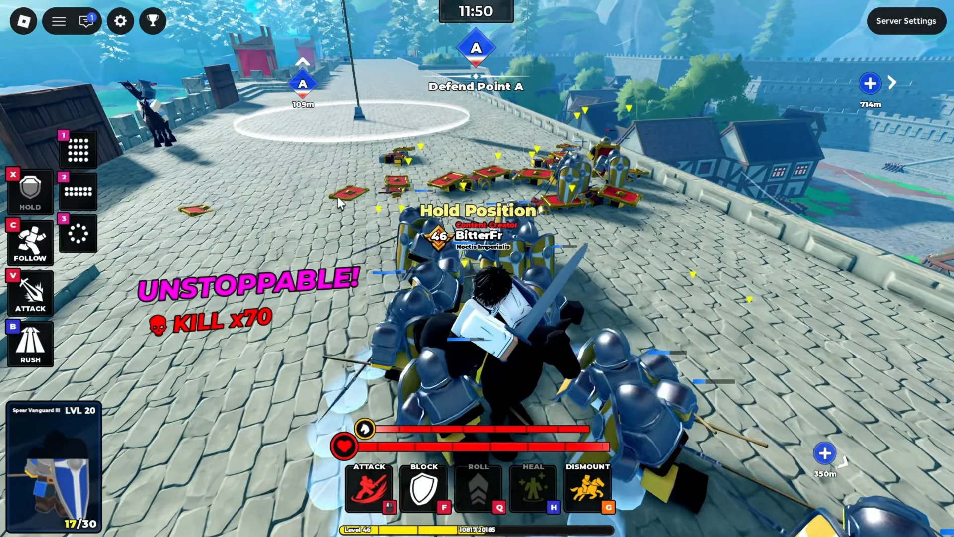 Spear Vanguard III vs Imperial Wall III (Round 2)