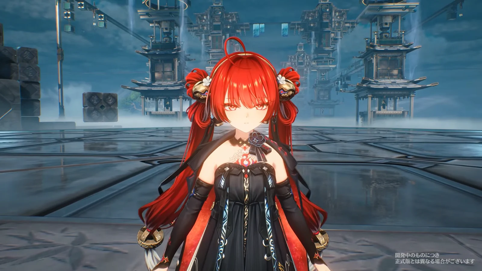 Red-haired character showcase