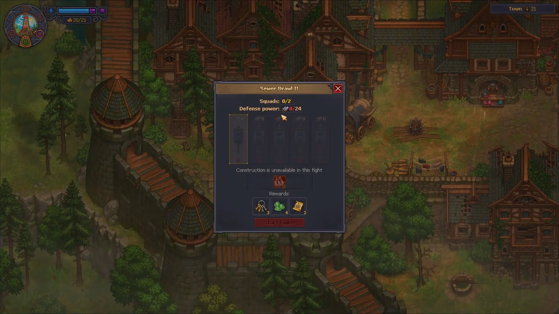 Sewer Brawl Battle Setup