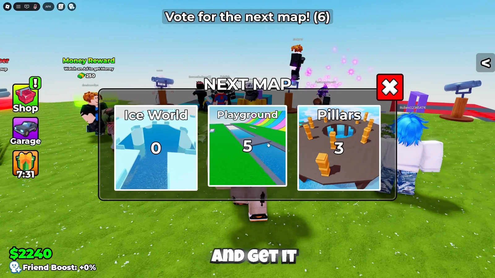 Map Voting
