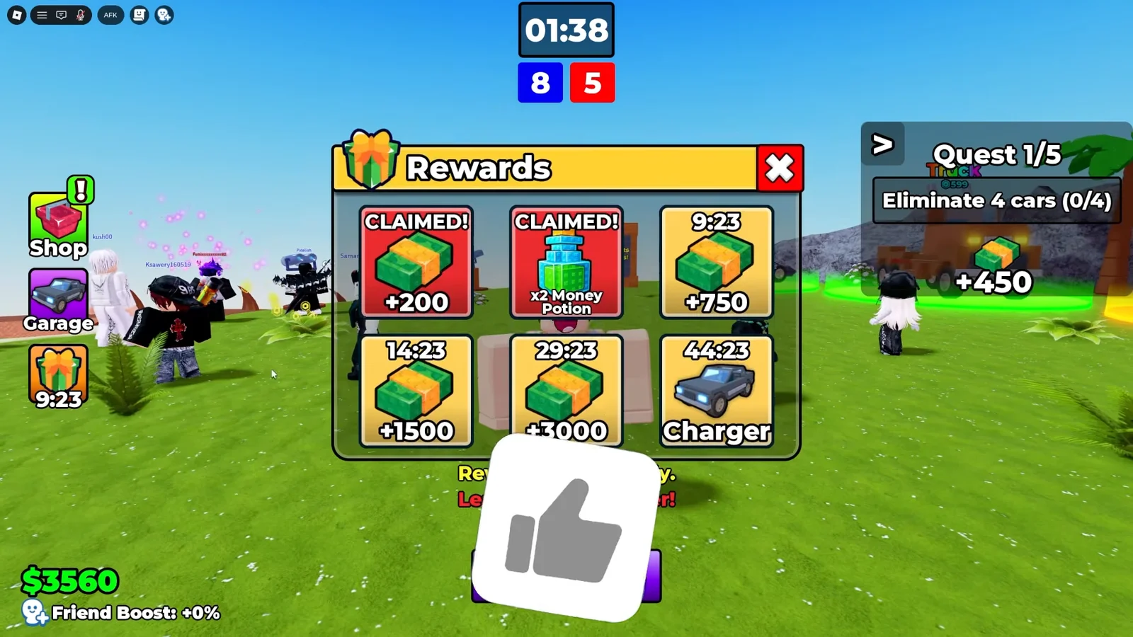 Claiming Rewards