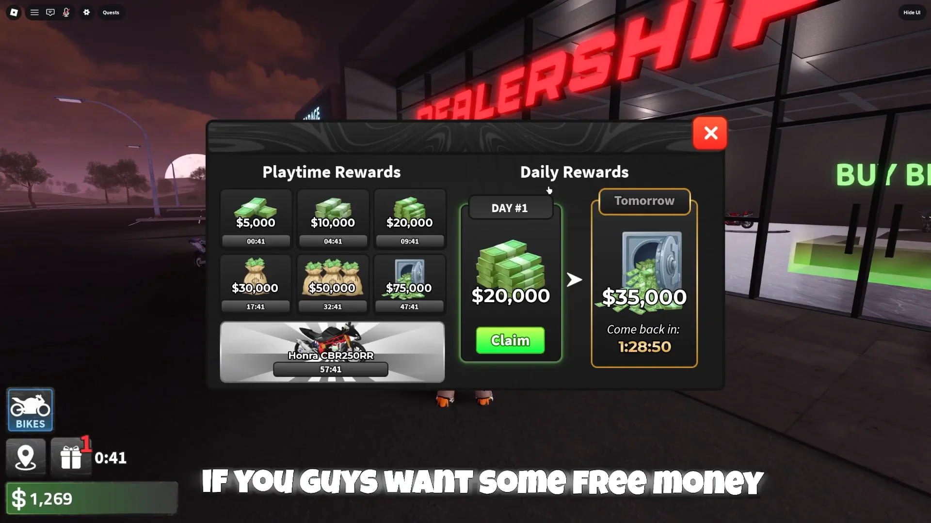 Daily & Playtime Rewards