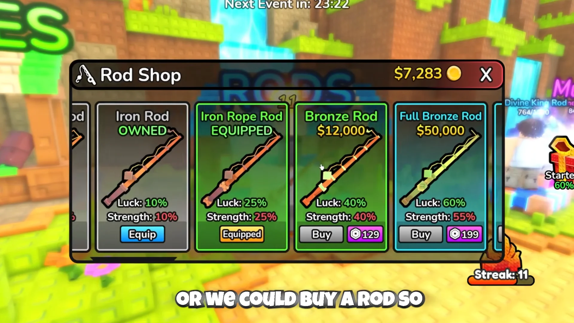 Examining Rod Shop