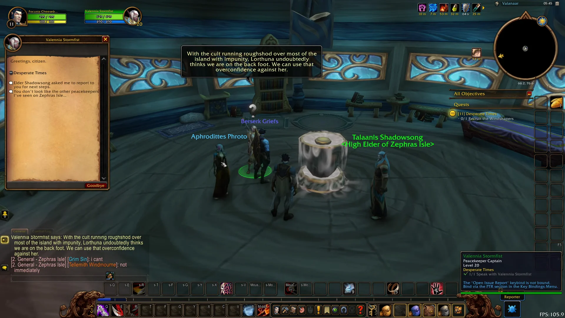 Talking to Valennia Stormfist