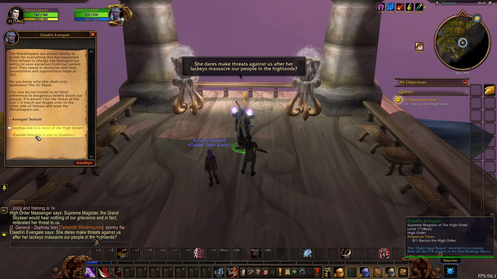 Recruiting the High Order