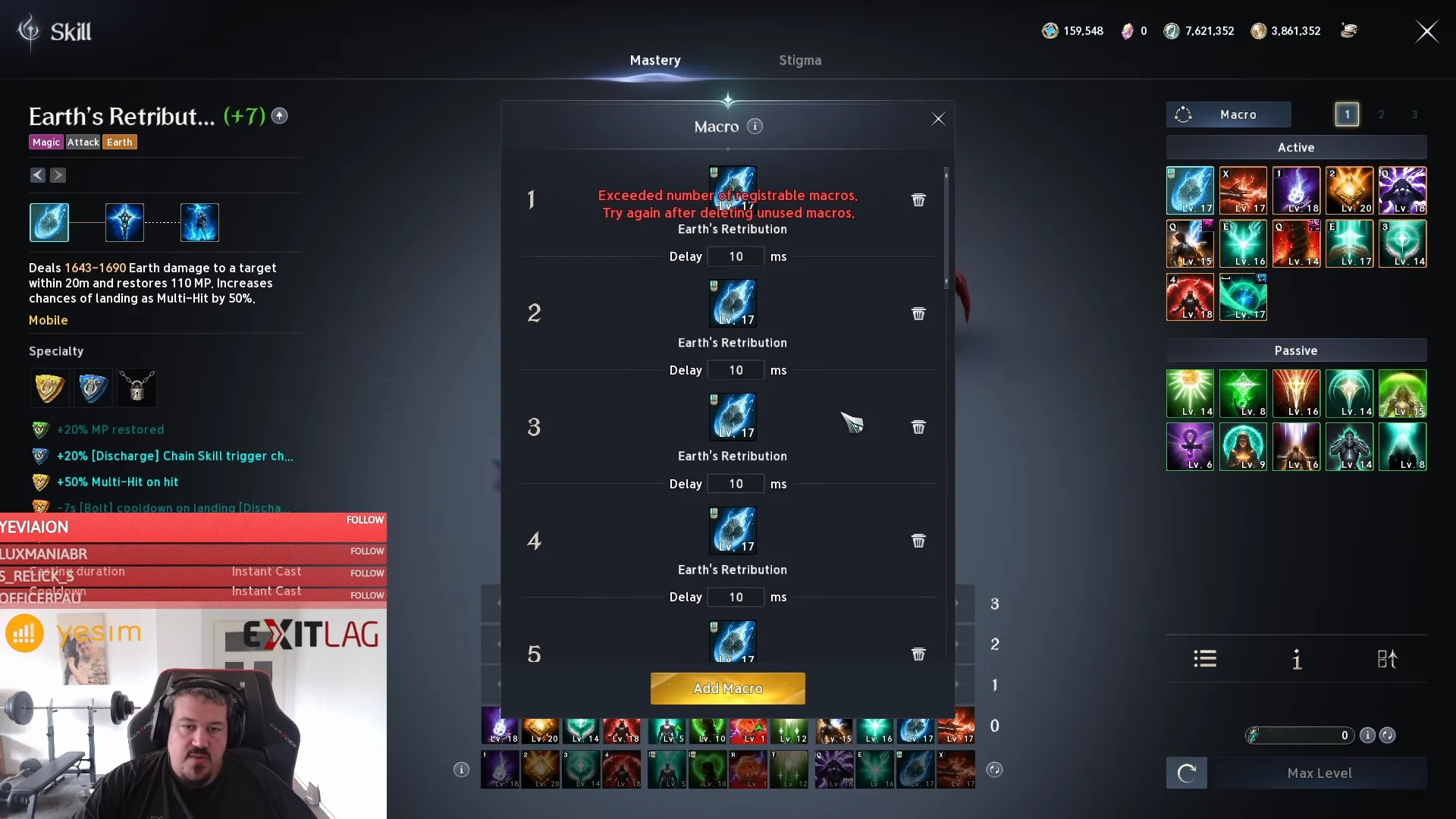 Creating Single-Skill Spam Macro