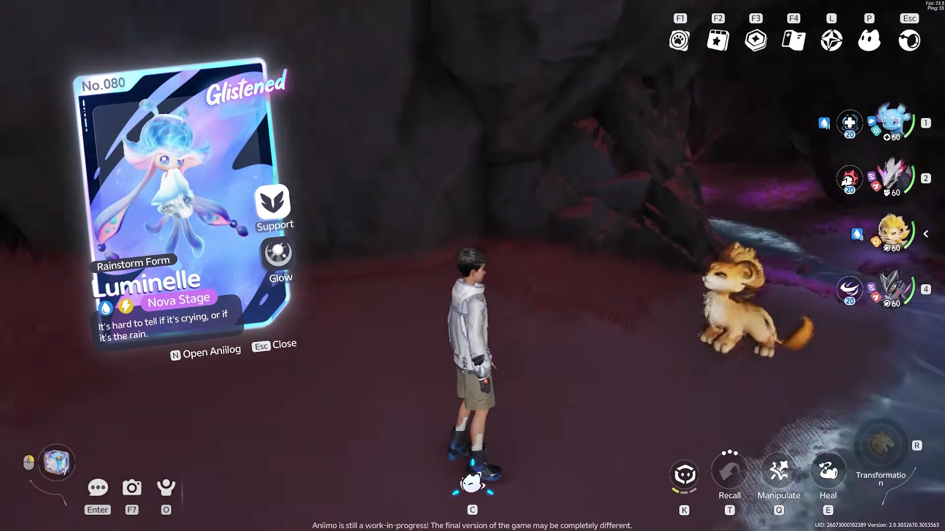 Locating and Catching Luminelle