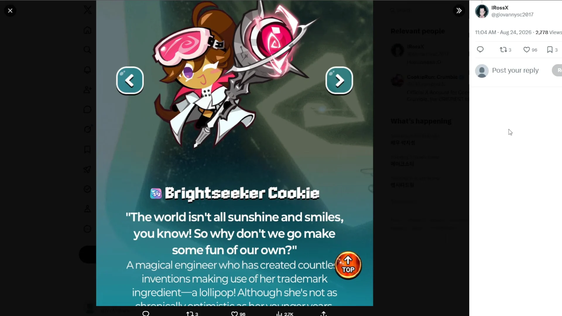 Brightseeker Cookie Teaser