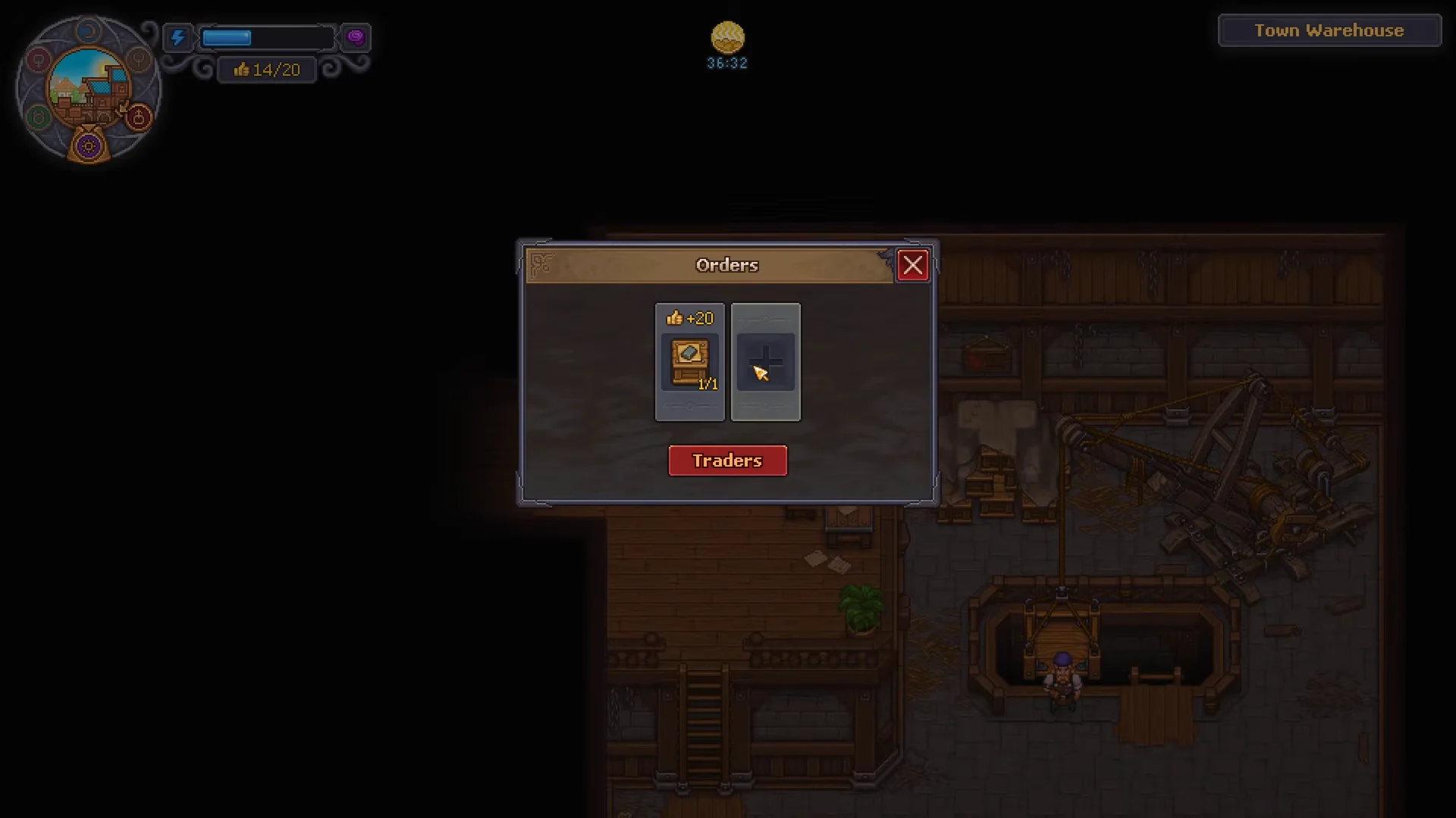 Depositing the Crate