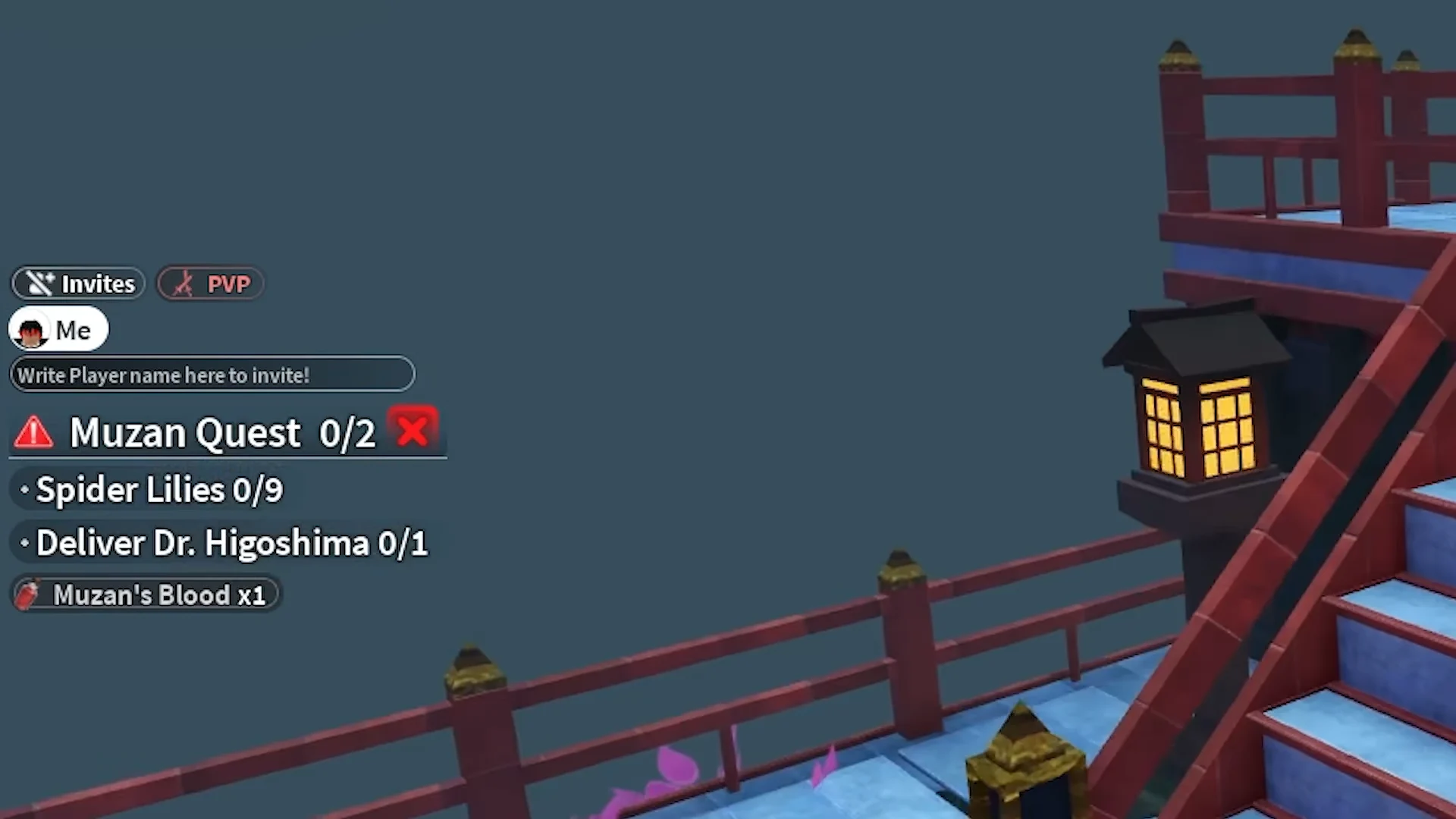 Accepting Muzan's Quest