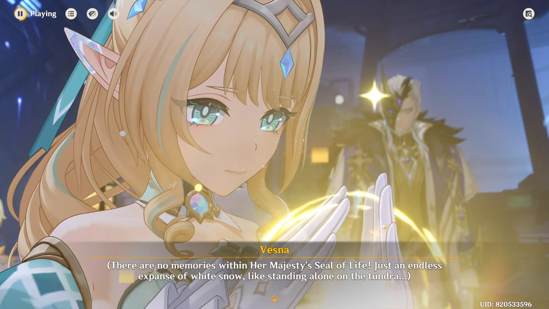 Vesna's internal monologue