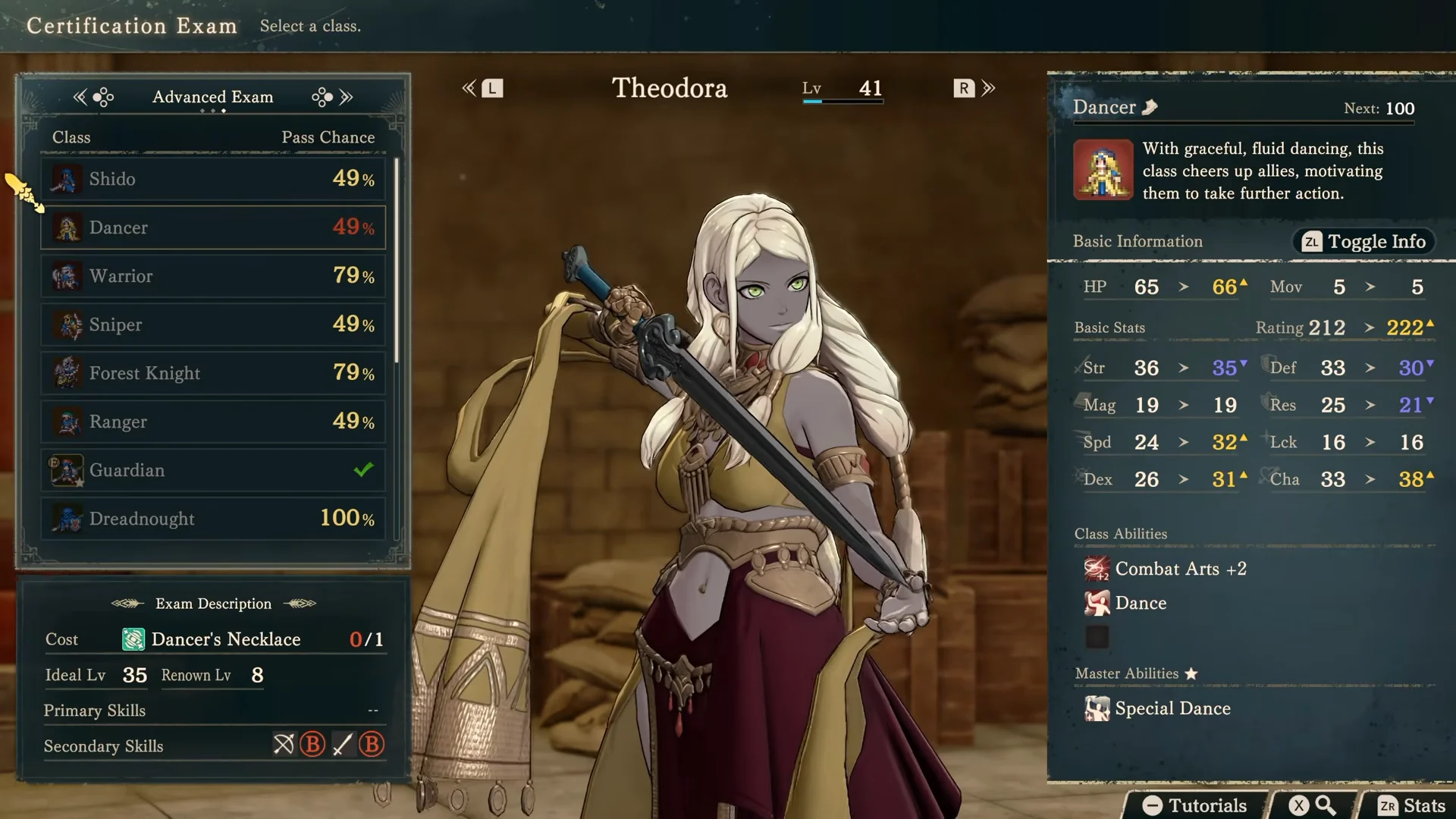 Class Unlocks