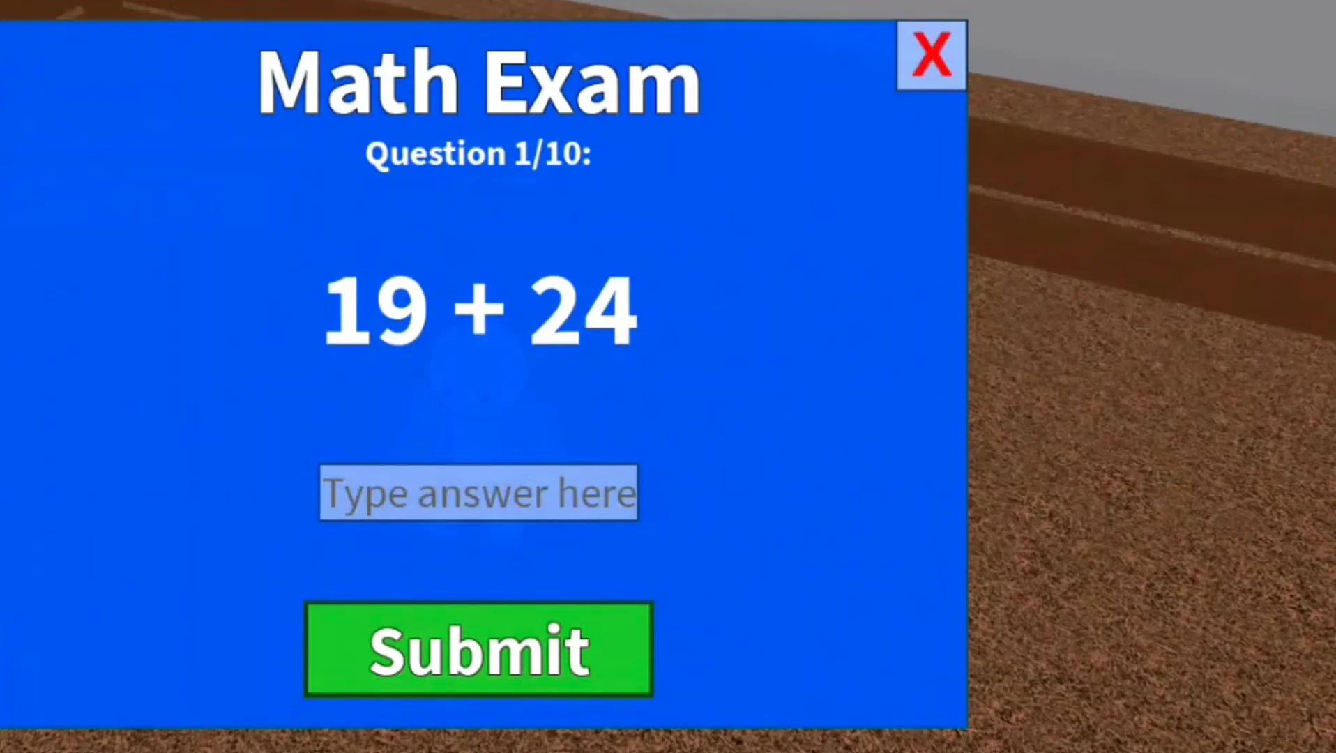 Question 1