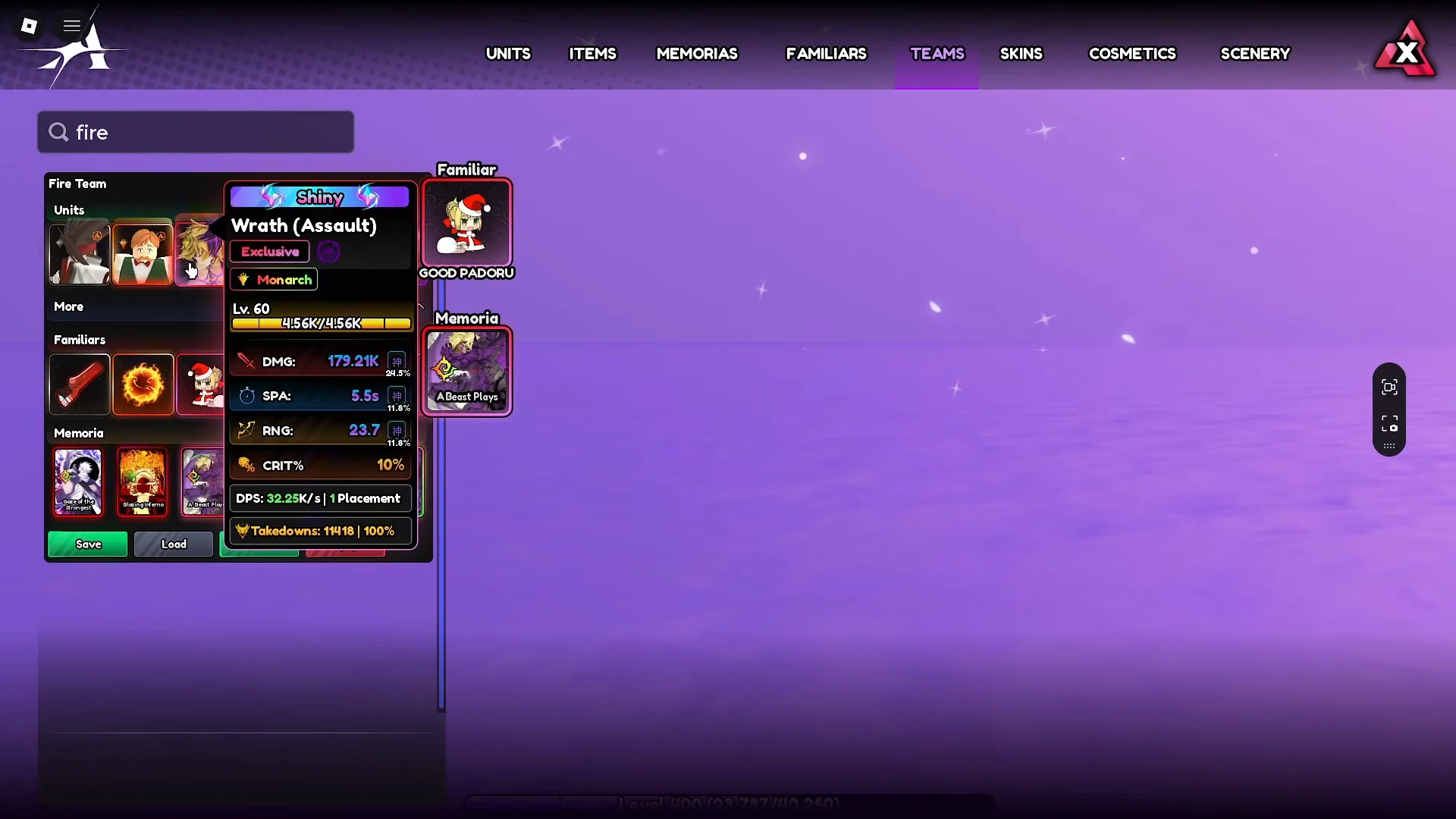 Fire team loadout breakdown