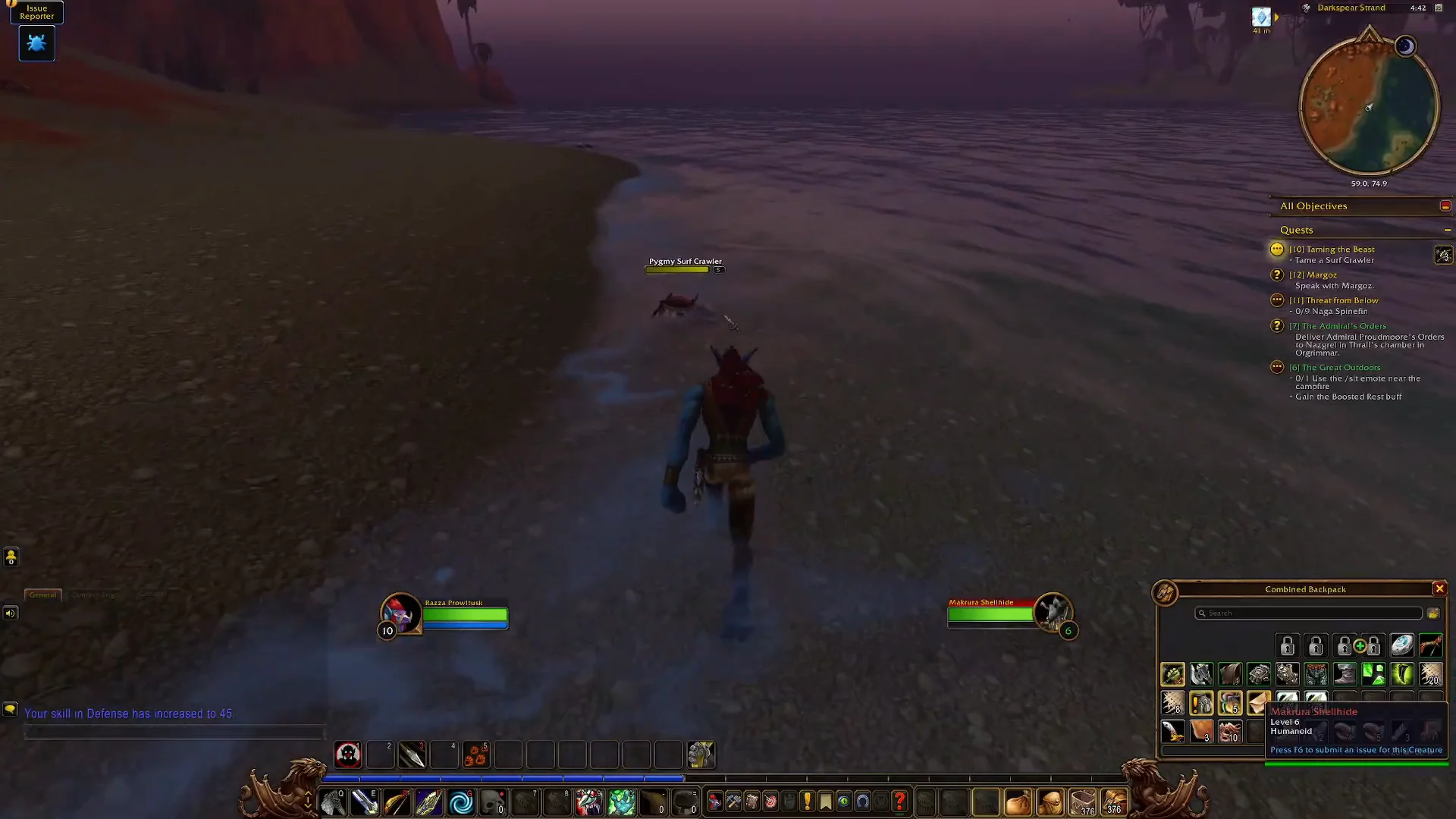 Testing Pygmy Surf Crawlers