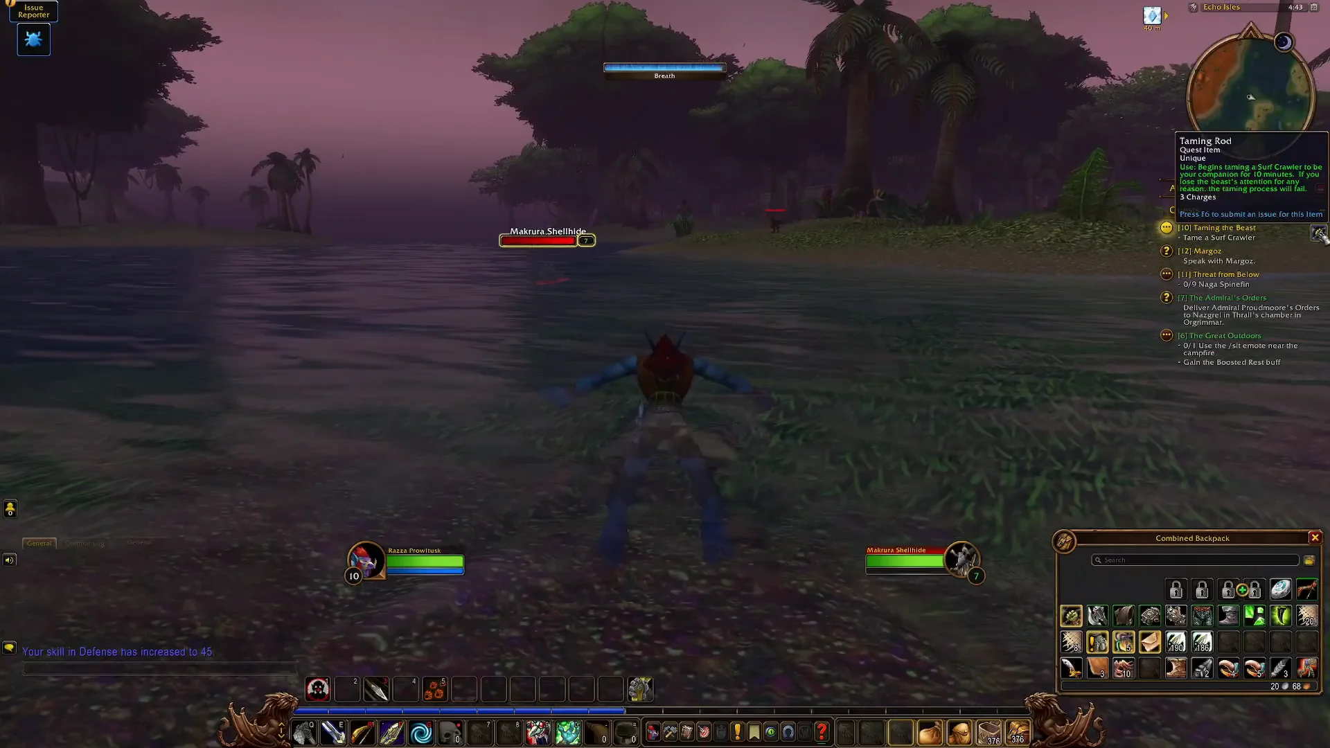 Passing Non-Target Creatures
