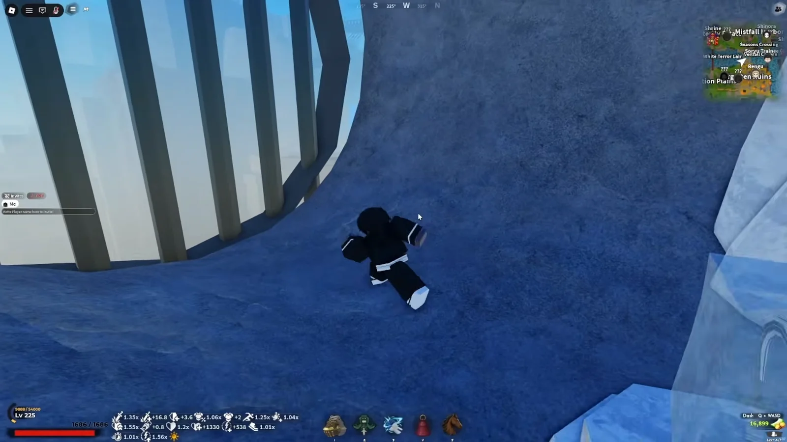 Sewer entrance location