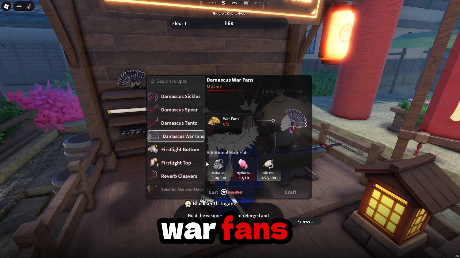 Armor and Damascus Weapons