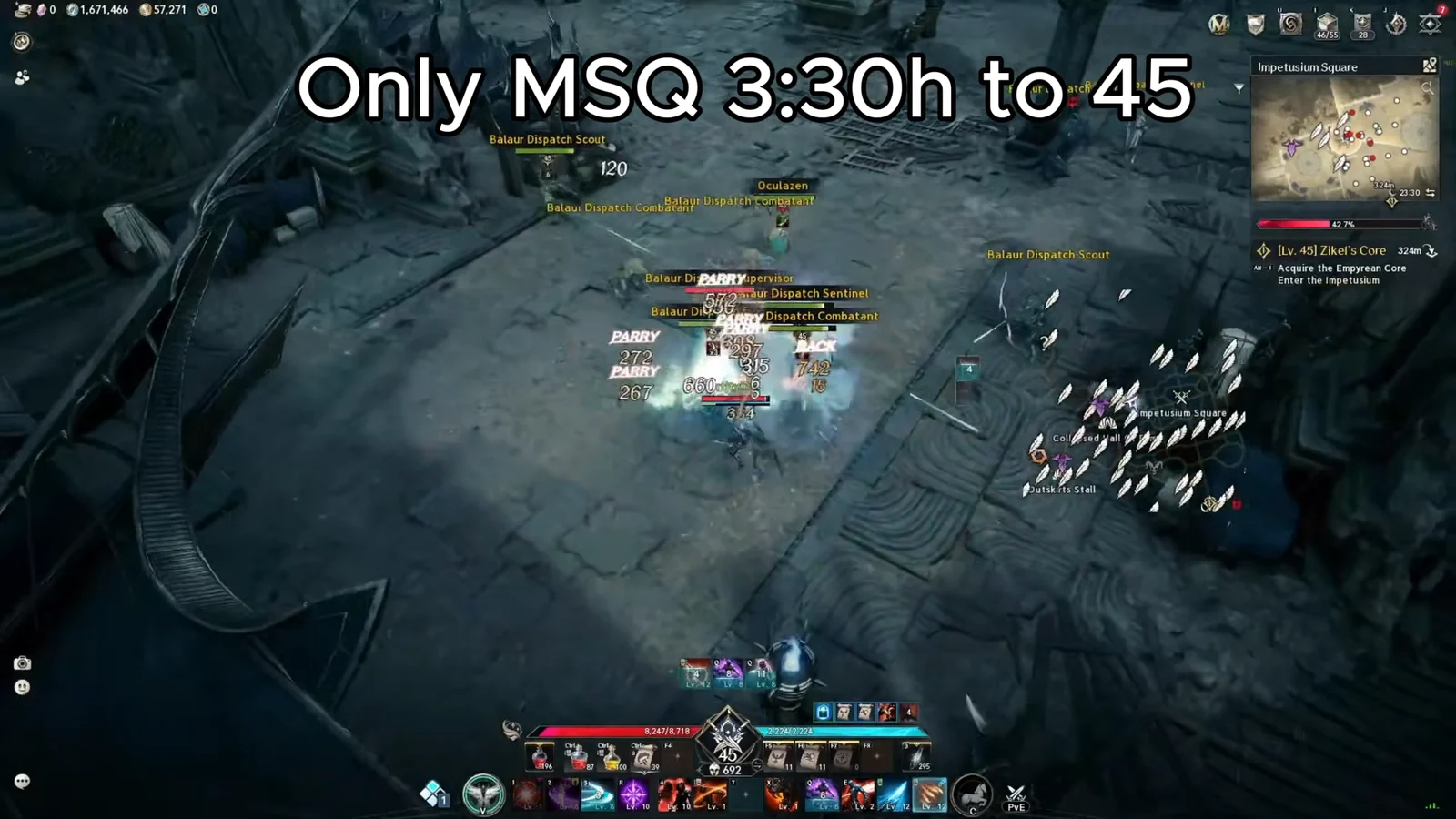 MSQ Rush vs Route Comparison
