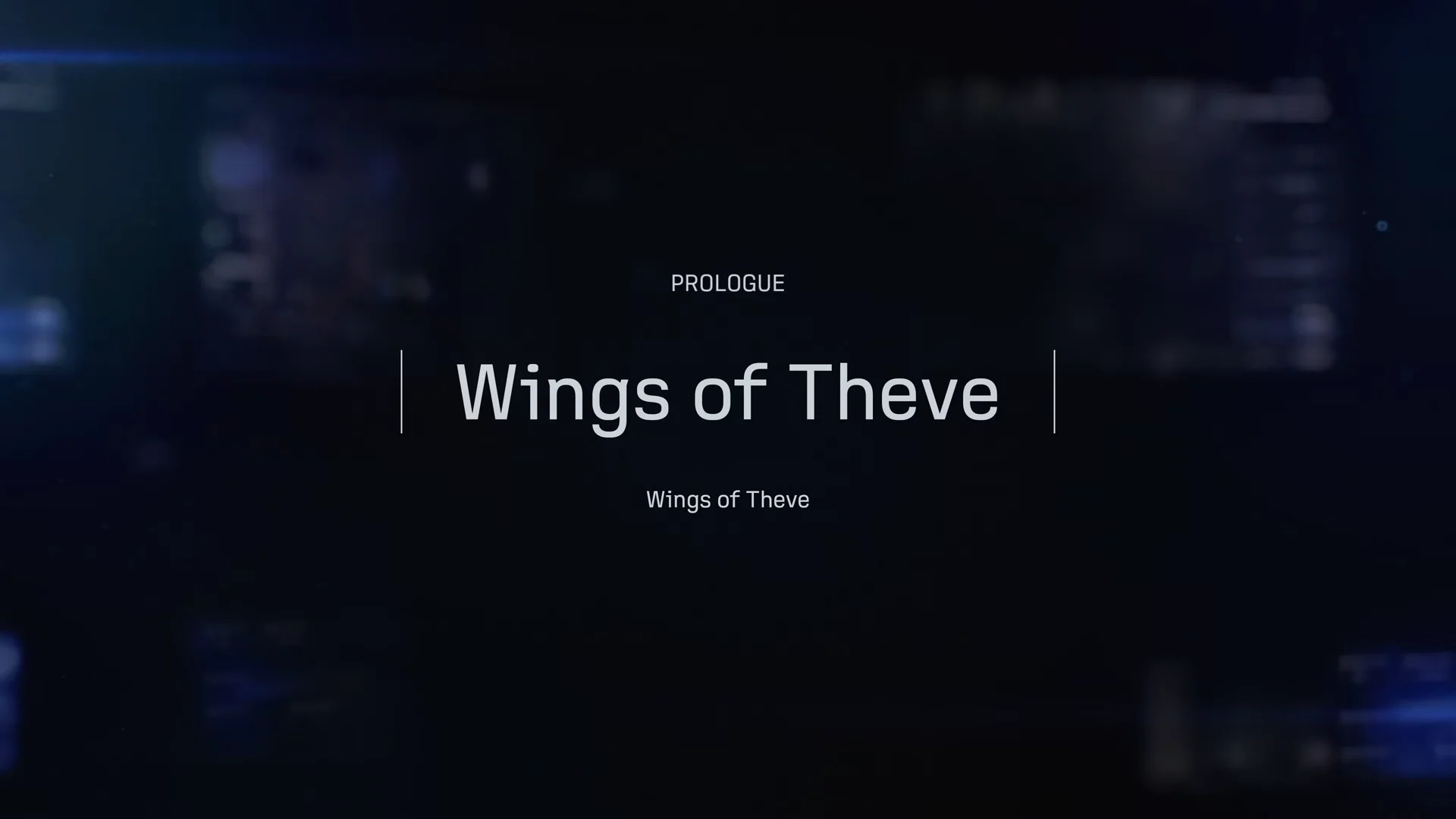 Prologue title