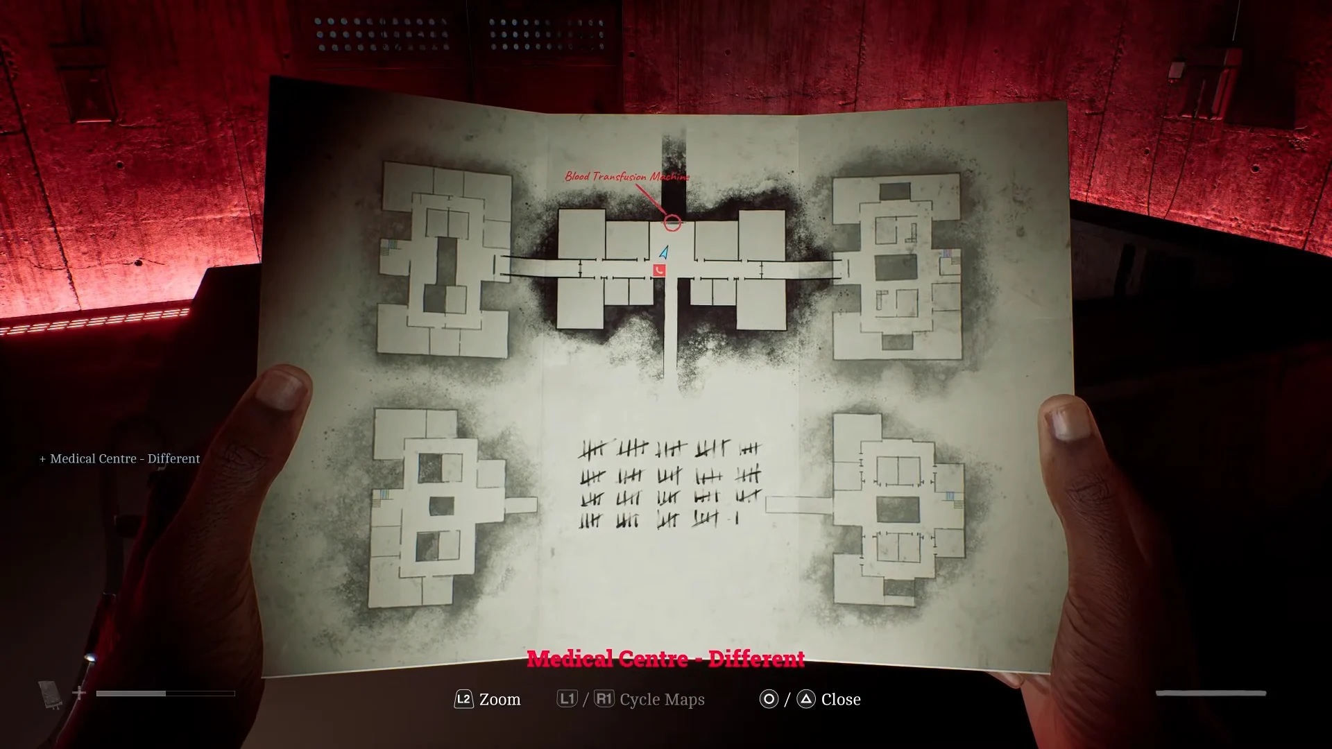Finding Map on Counter