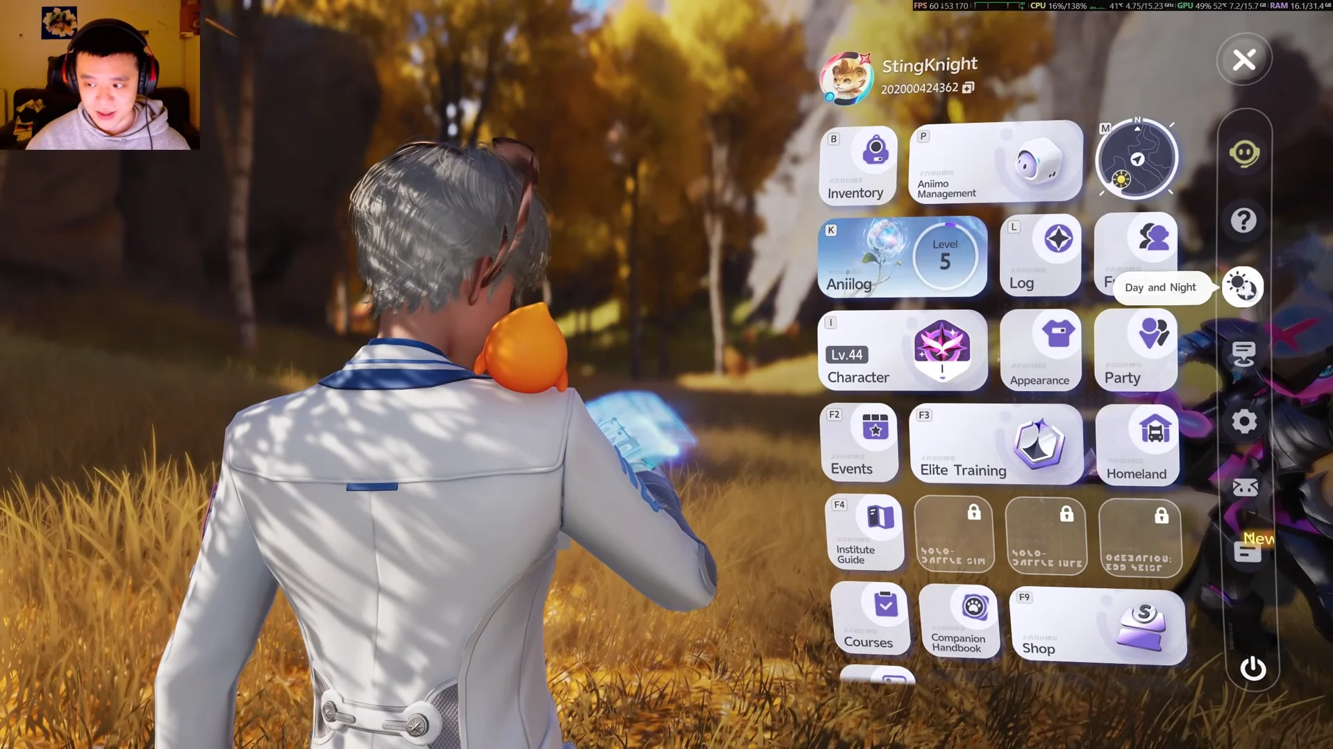 Opening Main Menu