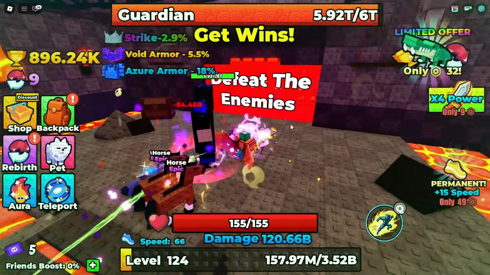 Defeating the Guardian Boss