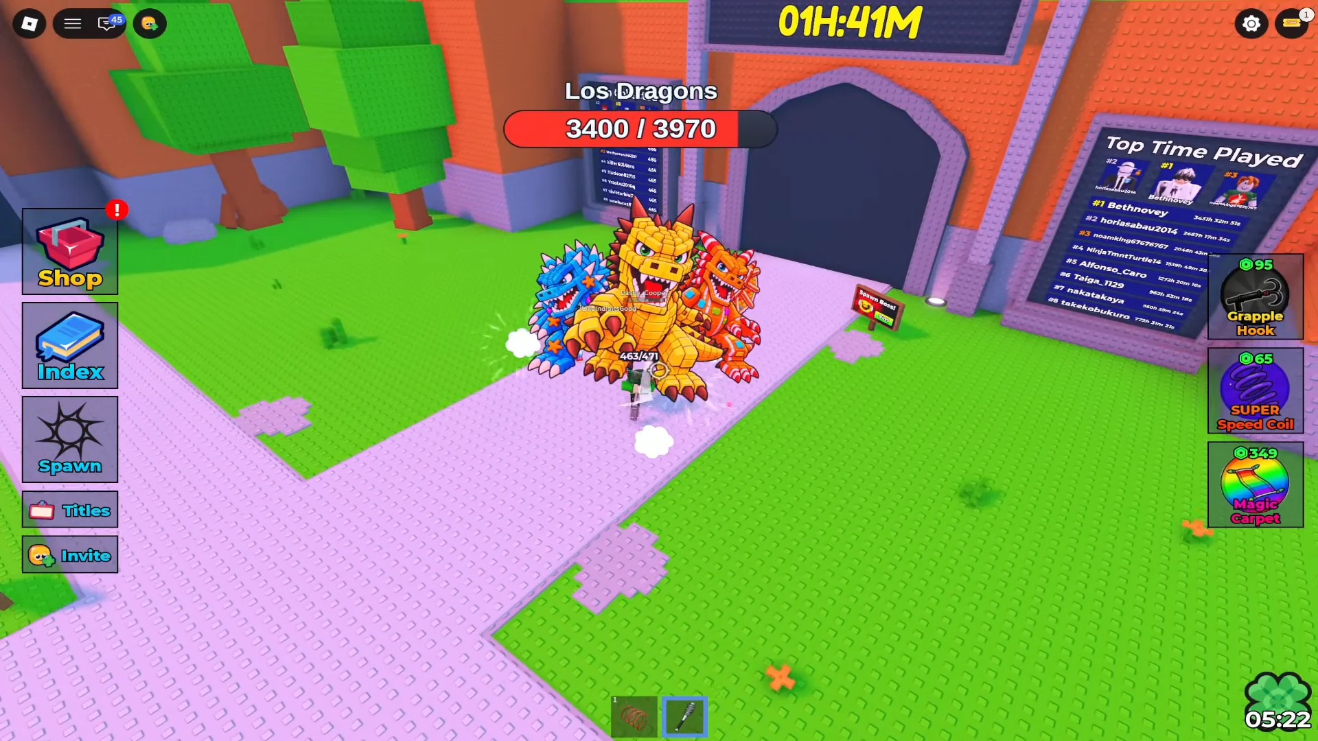 Los Dragons Boss Fight