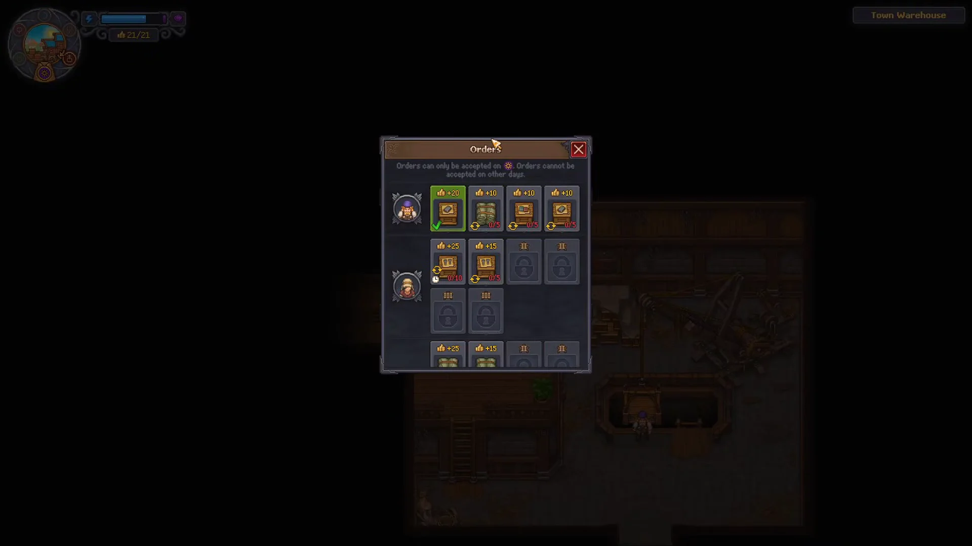 Interacting with Orders Board