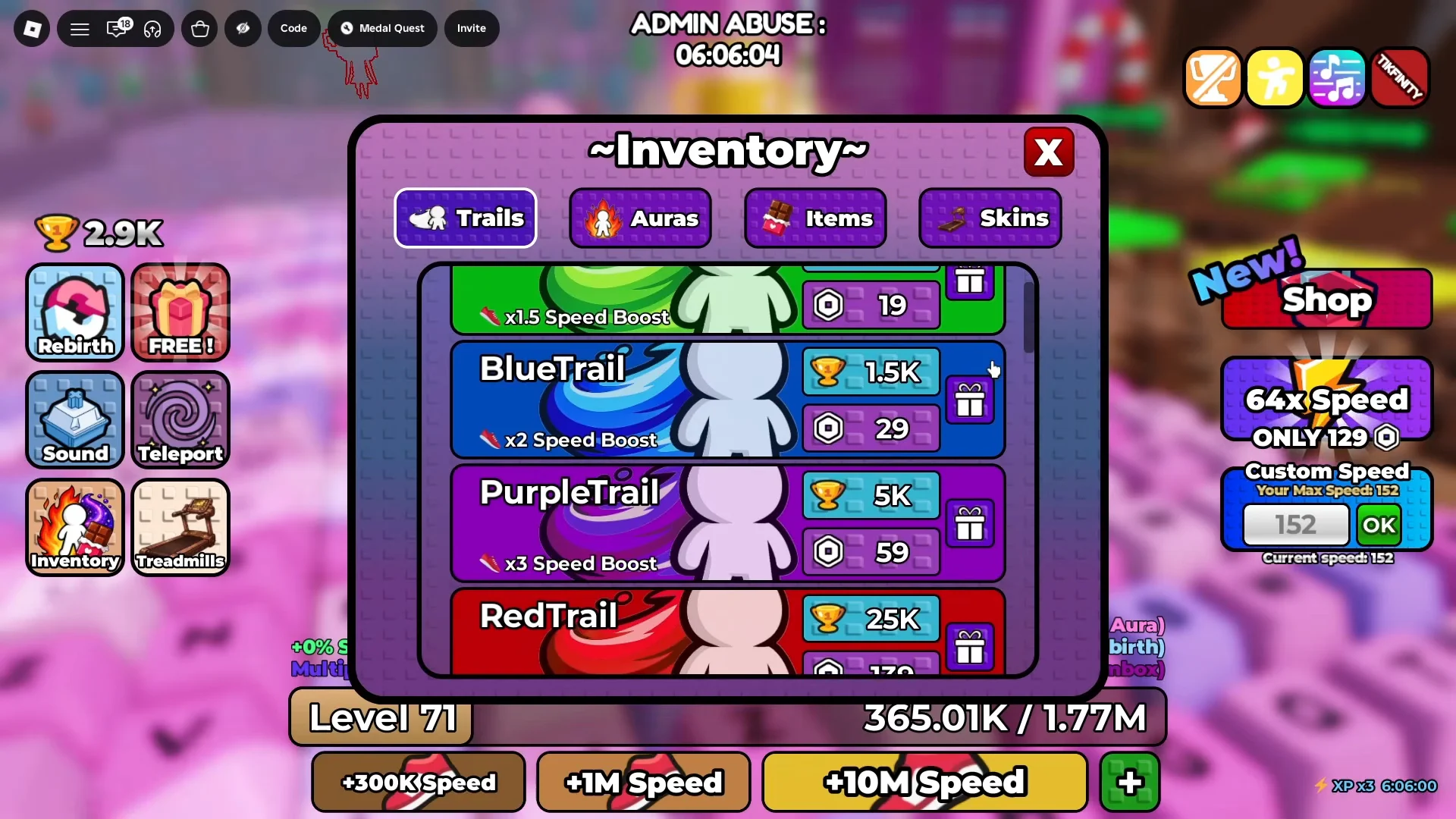 Equipping Blue Trail